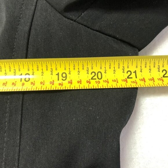 𝅺anne Klein Black Water Resistant Jacket Coat Large - Picture 12 of 16